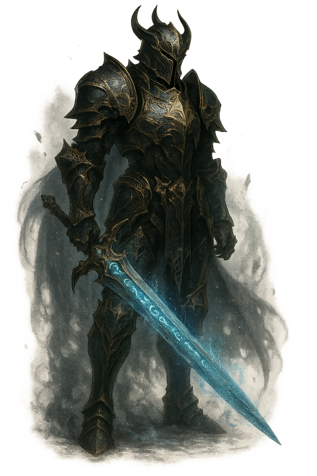 Lineage II warrior art