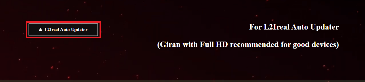 L2Ireal updater warning / run as admin